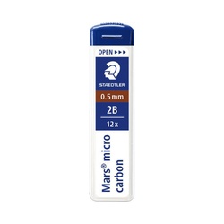 シャープ替芯マルスマイクロカーボン０．５ｍｍ　２Ｂ