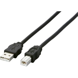 ＵＳＢケーブル（Ａ−Ｂ）　３ｍ　黒