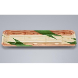 発泡トレー 新匠-ウナギ37-10 笹木目 シーピー化成