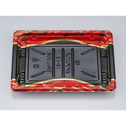 惣菜容器 BFデリスタ18-13 絹小町赤 本体 シーピー化成