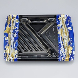 【廃番商品】シーピー化成 弁当容器 BFみくら8S-2 春菜青 本体