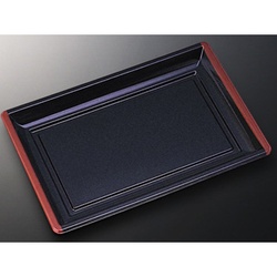 中央化学 刺身容器 HS 角皿 特3 黒 本体