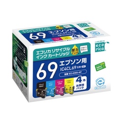 リサイクルインク　ＩＣ４ＣＬ６９　４色パック