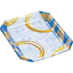 発泡トレー しゃぶしゃぶ長2.5人浅LS 円熟青 エフピコ