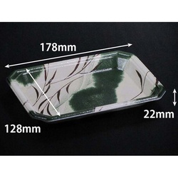 リスパック 発泡トレー YJ-18-13C のわ緑