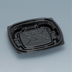 惣菜容器 プリモ12-11DH 黒 福助工業