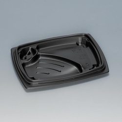 弁当容器 祝い膳24-18-3H 黒 福助工業