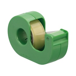 セロテープ小巻カッター付　パールグリーン　１０個