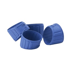 指サック　メクリッコＬＬサイズブルー　２０個入ｘ２