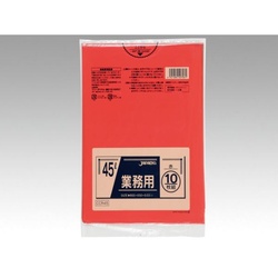 LDゴミ袋 カラーゴミ袋 CCR45赤 10枚入 ジャパックス