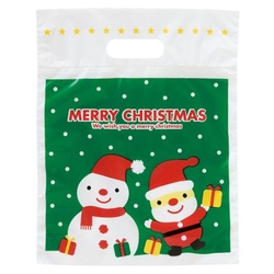 ポリ手提げ ミニサンタPEバッグ-4(100枚) ヘッズ