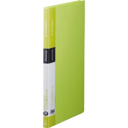 シンプリーズクリアーＦ固定式Ａ４縦２０Ｐ黄緑１０冊