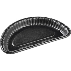 惣菜容器 MFPピザ丸 8インチ1/2 本体 黒W エフピコ