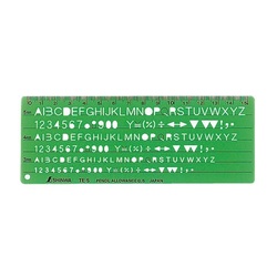 テンプレート　ＴＥ−５　英数字記号定規