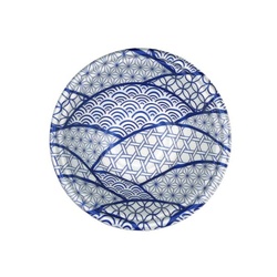 麺容器 MFPホット麺19(61)鉢 なみ紋青 エフピコ