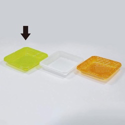 サンドイッチ容器 KSW-81マガジン緑 北原産業