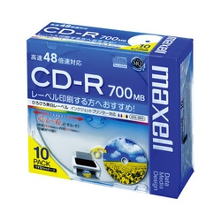 ＣＤ−Ｒデータ用　４８倍速　ＩＪ対応　１０枚Ｐ