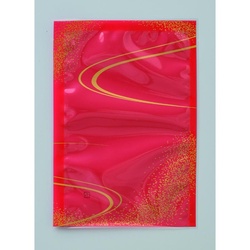 真空袋 ナイロン印刷規格三方袋MYR2和柄赤 ベリーパック