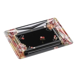 エフピコ 刺身容器 Sステージ19-14 本体 はな帯赤