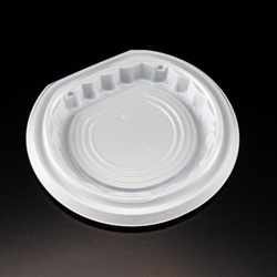 リスパック フルーツ容器 バイオ パティー 18B 白 本体