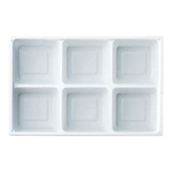 270-180-1 (白) 6ツ仕切 アヅミ産業