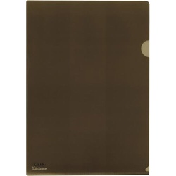 カラークリヤーホルダーＰＰ　Ａ４　茶５枚入
