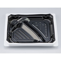 シーピー化成 弁当容器 BFNアルバ7-3平 BW 本体 発泡