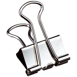 ダブルクリップ＜Ｓｃｅｌ−ｂｏ＞シルバー　小