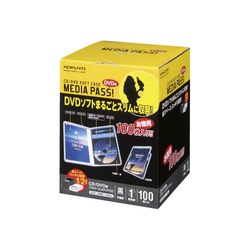 ＣＤ／ＤＶＤ用ソフトケーストールサイズ１枚収容
