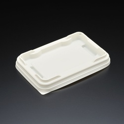 【廃番商品】スミ 和菓子容器 スーパーレンジN50 アイボリー 本体