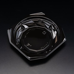 リスパック 透明カップ バイオ キラカク 13-25B 黒 本体