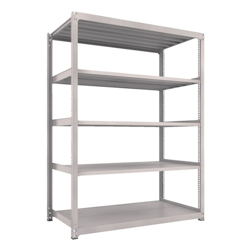 ＴＲＵＳＣＯ スチールラック Ｍ3型中量棚 1500×1121×2400mm 5段 単体 ネオグレー M385125