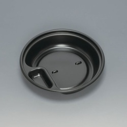 福助工業 カレー容器 T-深皿 本体 黒