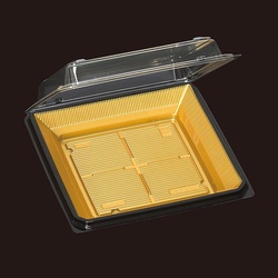 フードパック スクエア40 金淵黒 福助工業