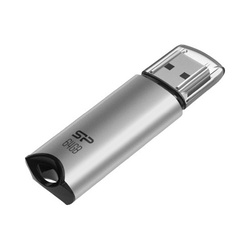 ＵＳＢメモリ　Ｍ０２　６４ＧＢ（シルバー）