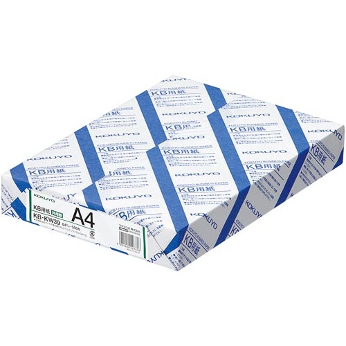 ＫＢ用紙（共用紙）　Ａ４　５００枚×５