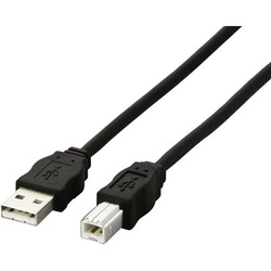 ＵＳＢケーブル（Ａ−Ｂ）　５ｍ　黒