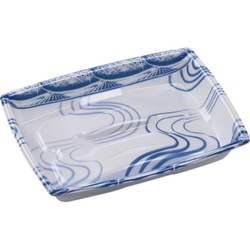 エフピコ 軽食容器 角盛鉢20-15(30)A 本体 水紋青