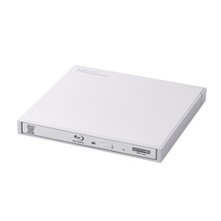 外付けブルーレイドライブ　ＵＳＢ３．２　超薄型　白