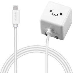 ＬｉｇｈｔｎｉｎｇＡＣ充電器　１．０ｍ　ホワイト顔