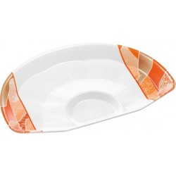 発泡トレー センスR-1F 鮮彩オレンジ エフピコ