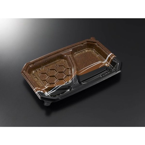 中央化学 弁当容器 CT ロックス 25-17N パイルBR 本体