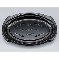 シーピー化成 惣菜容器 BFコモプレ内67 黒 本体