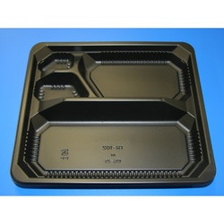 福助工業 弁当容器 フルレンジTR-102H 黒 本体