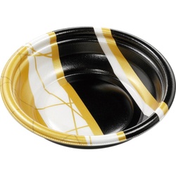 惣菜容器 MFPデリプレ丸17 フラン金黒 エフピコ