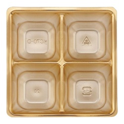 KC70-D KCカップ 四ツ仕切 (97-97) 金 アヅミ産業