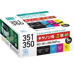 エコリカインクＢＣＩ−３５１＋３５０／５ＭＰ