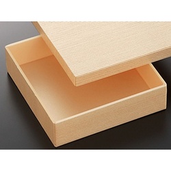 ウッド容器 木目 6寸折 中央化学