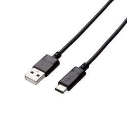 ＵＳＢ２．０ケーブル（Ａ−Ｃ）　１．０ｍブラック