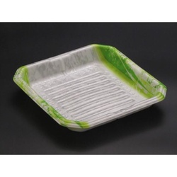 リスパック 発泡トレー うましゃぶ20-20Bひおりグリーン 本体